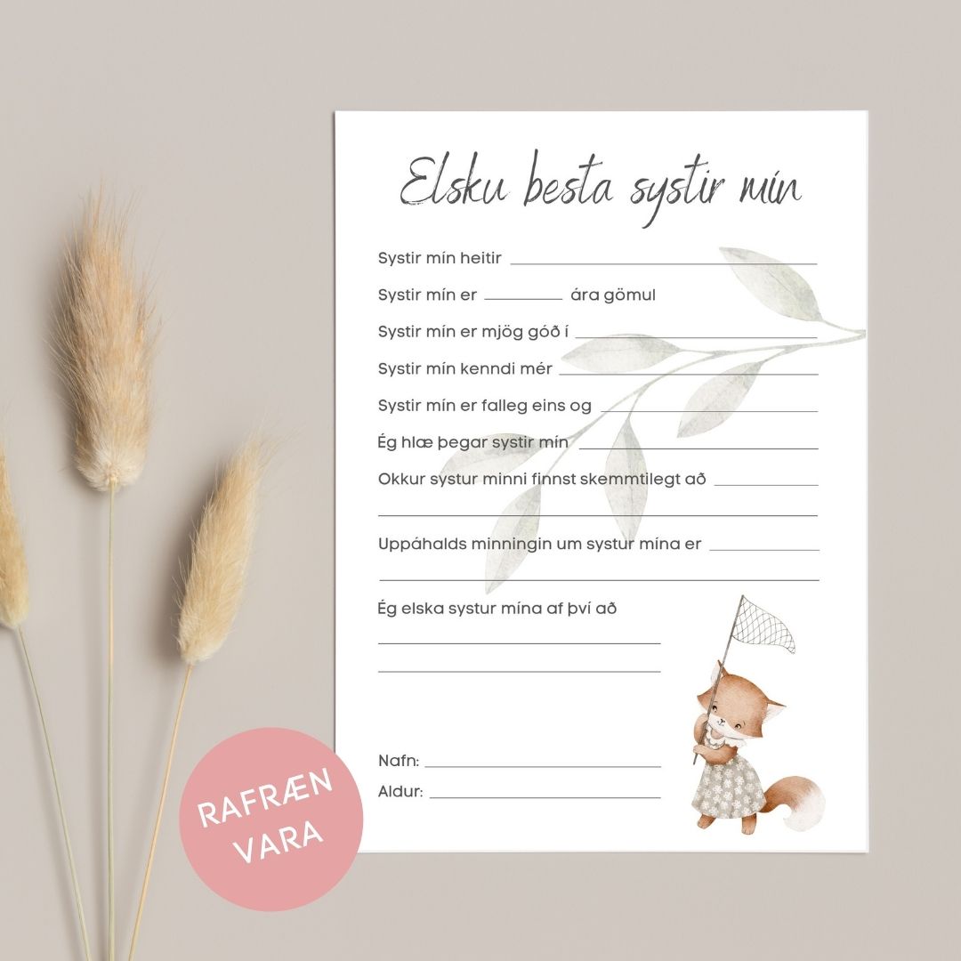 Elsku systir