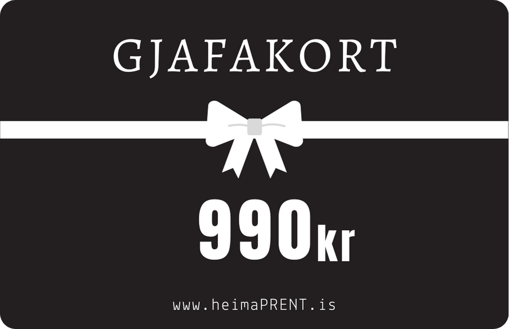 GJAFAKORT 990kr