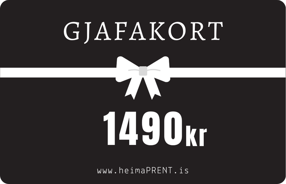 GJAFAKORT 1490kr