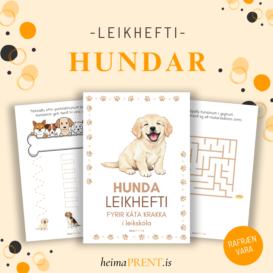 Leikhefti - hundar (yngri)