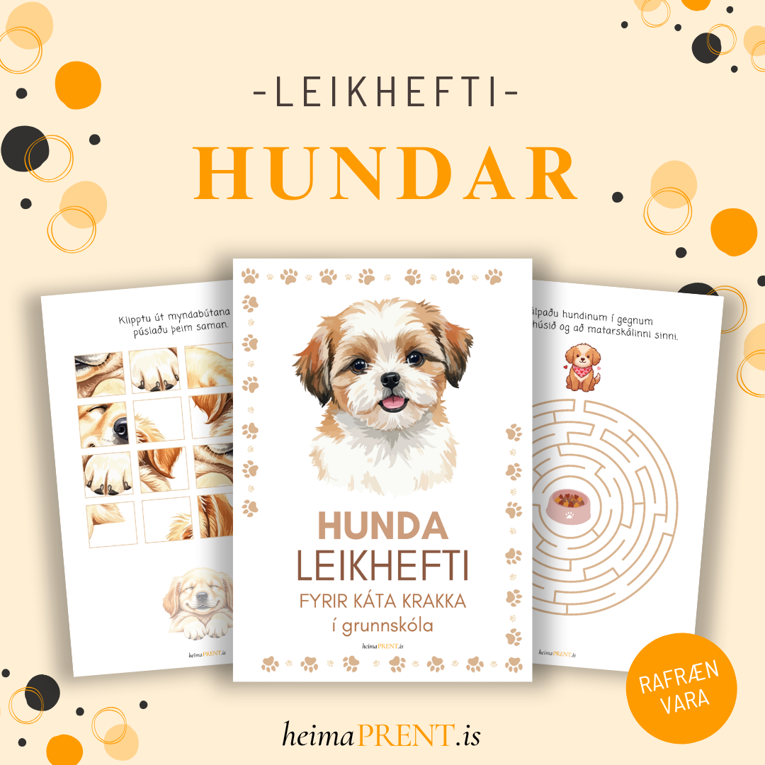 Leikhefti - hundar (eldri)