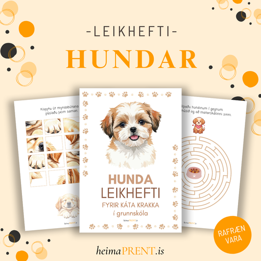 Leikhefti - hundar (eldri)