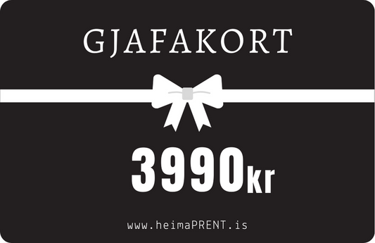 GJAFAKORT 3990kr