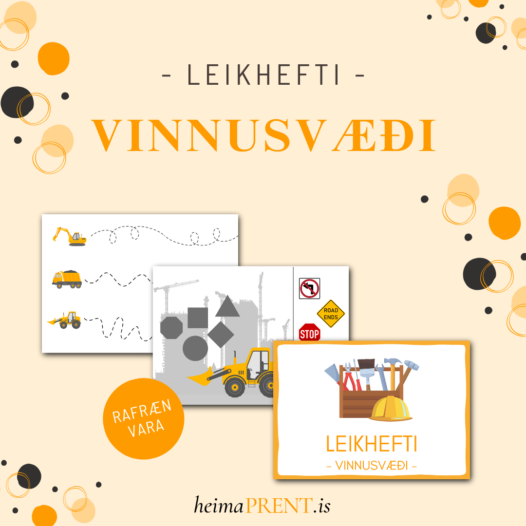 Leikhefti - vinnusvæði