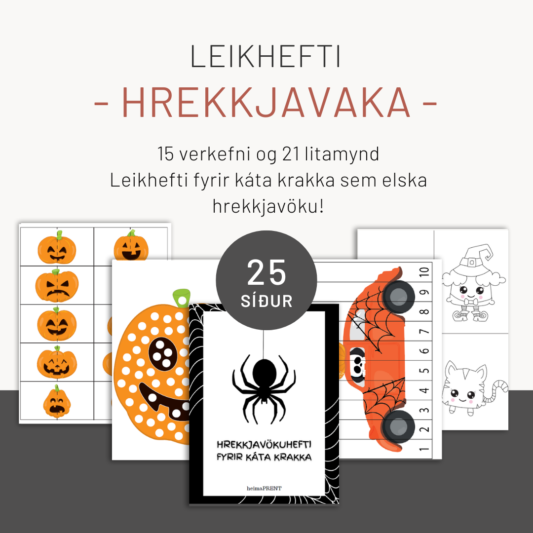 Leikhefti - hrekkjavaka